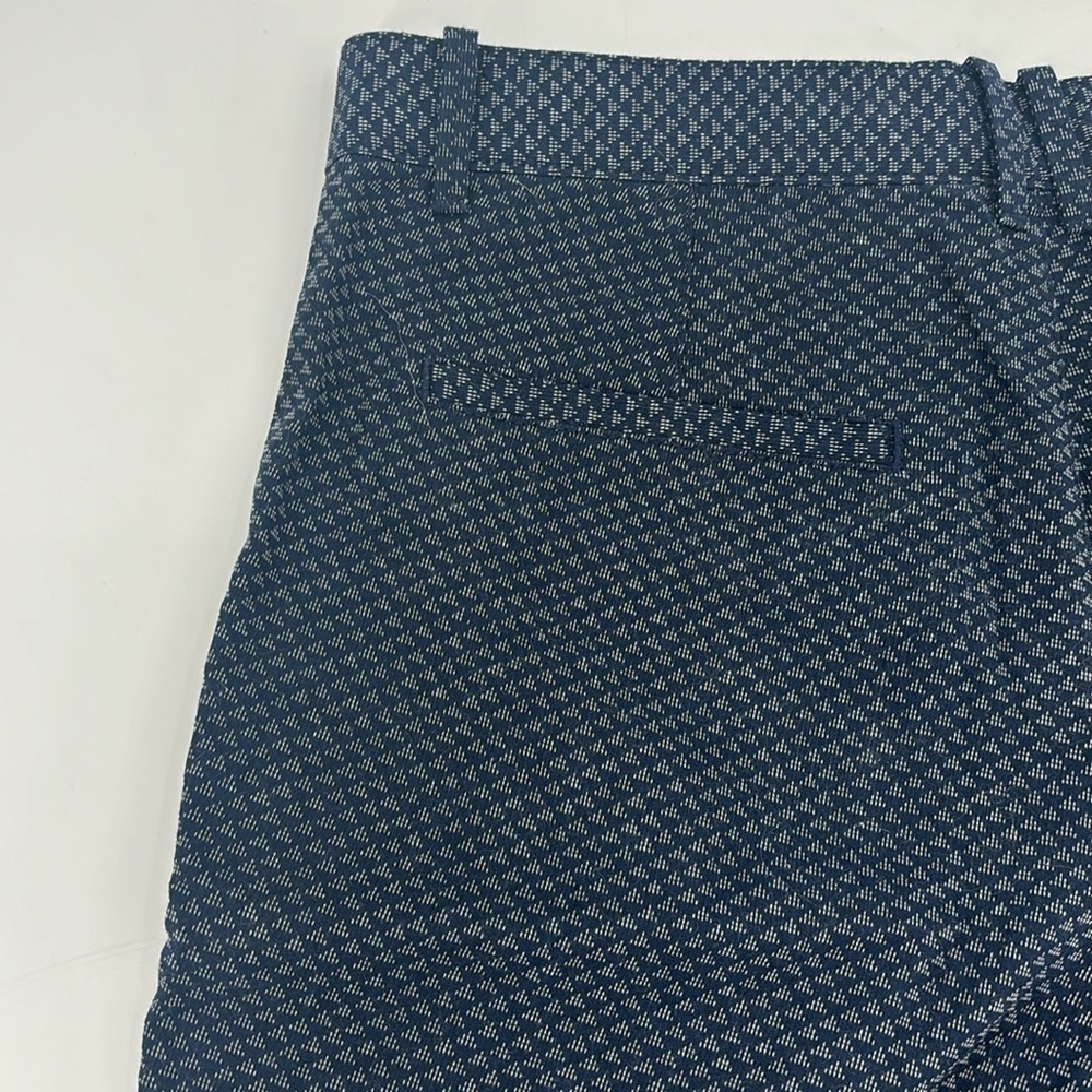 Men’s The Original Penguin navy blue hounds tooth flat front shorts size 31 - Picture 8 of 10